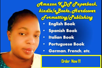 do book formatting for amazon kdp in any language, amazon kdp book publishing