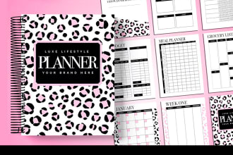 do custom planner or journal design