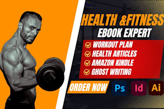 format health and fitness ebook design workout plan canva pdf lead magnet amazon
