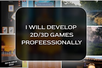 develop unity or unreal games professionally
