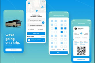 build ticket booking app, event booking app, flight, hotel, conference app