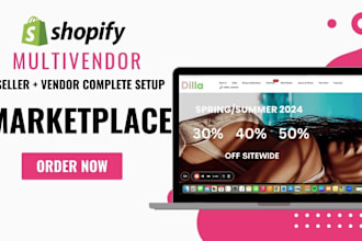 develop a shopify multi vendor ecommerce marketplace