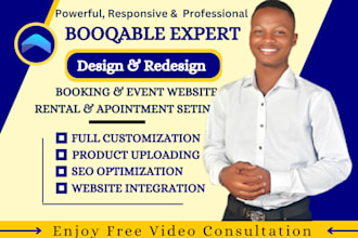 build booqable rental website, online booking website, redesign booqable, webseo