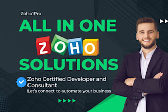 automate your zoho one, zoho CRM through deluge zapier make