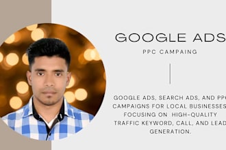 setup google search ads and PPC campaigns for local businesses