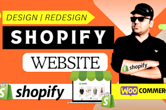build shopify store design, design shopify website, redesign shopify store