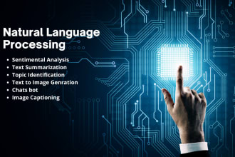 do nlp sentiment analysis and topic modeling projects