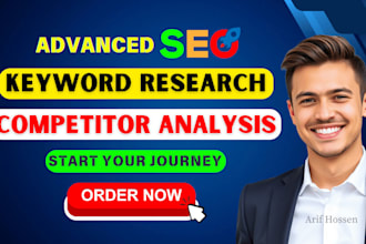 do advanced SEO keyword research and competitor analysis