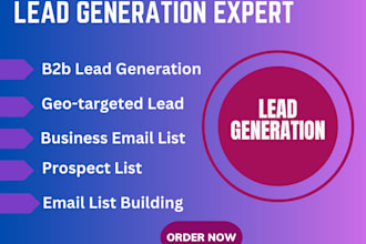 targeted b2b leads, linkedin lead gen, custom email lists