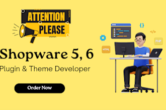 provide all shopware 6 customization and fixed bugs