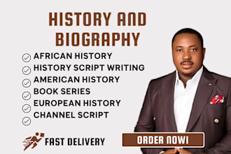 write your history and biography, america history, war, military, ghostwriter