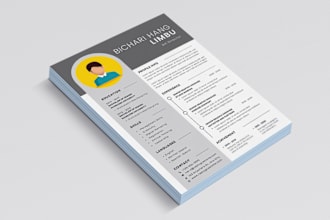 design ats friendly resume, CV in 4hr