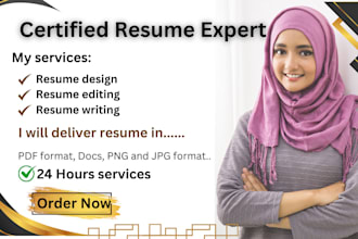 write, edit and design resume