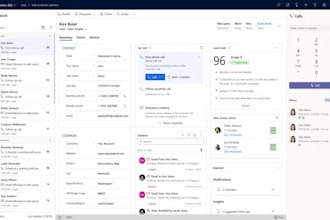 build CRM dynamics customer service, salse, marketing, or custom applications