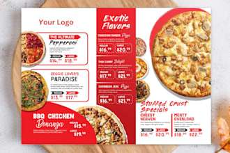 do restaurant menu design, digital menu, menu board