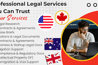 do legal research, case briefs, contracts, legal documents, motions, agreements