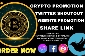 do twitter shoutout to 50m crypto audience share link on tiktok,ig,youtube,tl