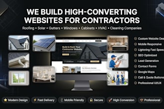 design roofing, solar, gutter, window, cabinet, hvac, cleaning contractor