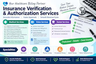 do medical, vision, mental, therapy insurance eligibility verification