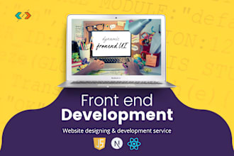 develop react js and next js infrastructures