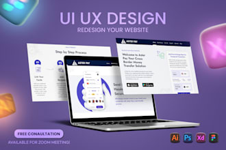 do figma website redesign, website UI UX design