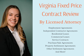 be your virginia contract review attorney