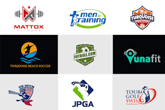 do modern baseball soccer basketball and sports logo design