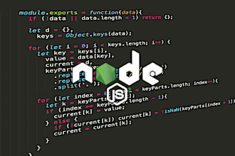 develop a professional nodejs server for your app