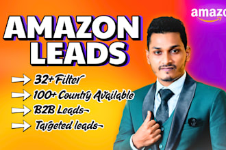 collect valid amazon seller leads, email list, and b2b leads for you