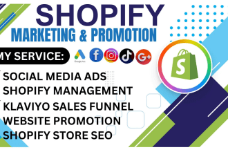 do complete shopify marketing, profitable shopify dropshipping, shopify sales