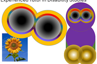 tutor or consult on disability studies, brainstorm accommodations, and similar
