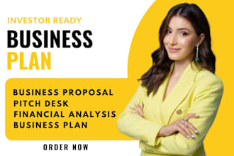 write business plan for startup, investor ready, restaurant, sba loan, nonprofit