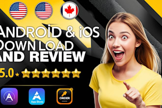 provide mobile app promotion increase downloads reviews