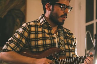record pro guitar tracks for your indie rock pop song
