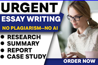 do urgent essay writing, research summary, case study, report, philosophy