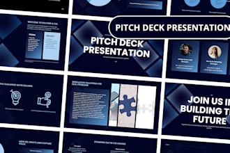 design professional powerpoint investor pitch deck for your business pitch deck