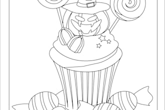 do draw illustration with continues line art delivery within 24 hrs