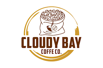 design a contemporary coffee logo using a fresh idea