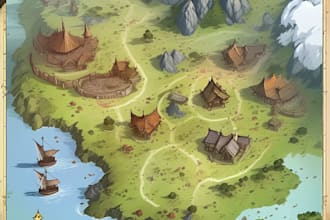 create a fantasy map for you