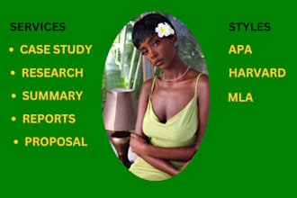 do urgent case study analysis, research and summary writing