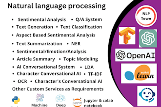 do any natural language processing nlp tasks in python