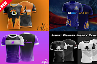 design an esports jersey and team kit