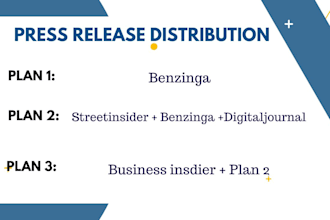 do press release distribution and  PR distribution