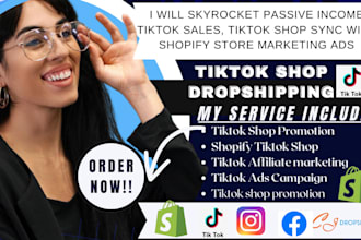 setup tiktok shop, tiktok ads promotion, shopify marketing, tiktok shop manager