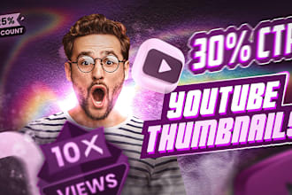 make attractive thumbnails for you biggest offer ever