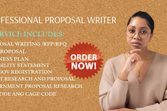 design capability statement government contract bid proposal grants and rfps