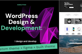 build and customize your wordpress website and woocommerce store