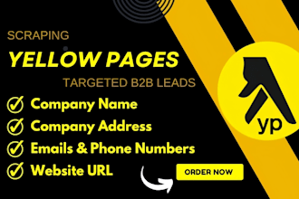 do accurate yellow pages scraping for targeted b2b leads