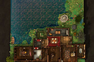 create top down style maps for murder mystery games