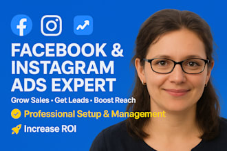 be your expert meta ads manager to run and optimize facebook campaigns